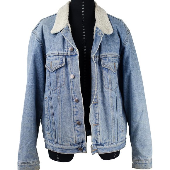 Denim Sherpa Jacket - Picture 2 of 6